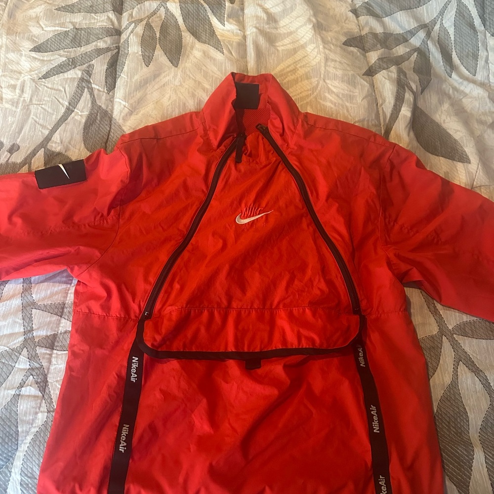 Nike Red Windbreaker Jacket